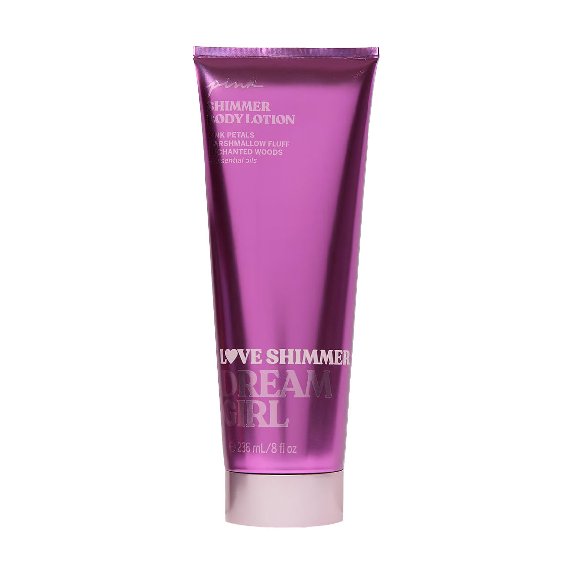 Парфумований лосьйон для тіла Victoria's Secret Pink Love Shimmer Dream Girl Body Lotion з шимером, жіночий, 236 мл